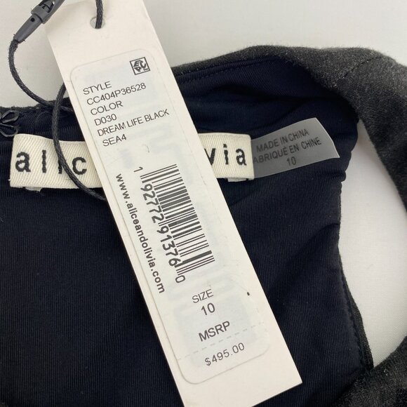 Alice + Olivia Pania Racerback Floral Maxi Dress 10 NWT $495 - Picture 9 of 11